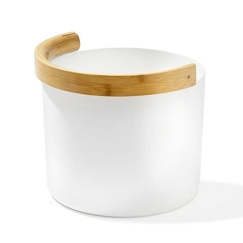 KOLO Bucket 2 Sauna Bucket with curved Handle, Bamboo/Aluminum, 1.5Gal - Image 5