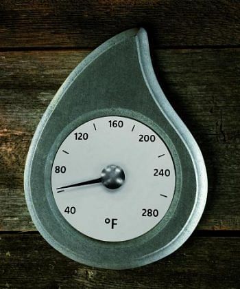 Hukka Pisarainen Sauna Thermometer, Droplet