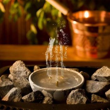 Hukka Saunamaestro Sauna Fountain and Essence Diffuser, 3 Pillars, Large