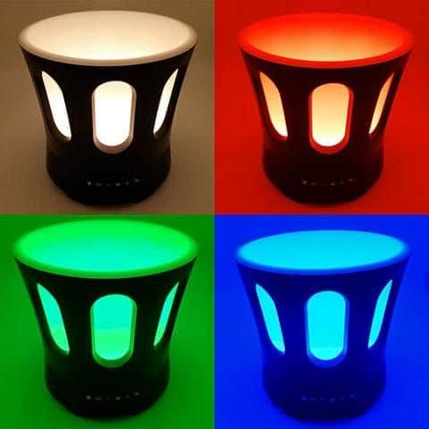 SaunaLife SaunaZone Bluetooth Speaker, Sauna Bucket, with Lights - Image 5