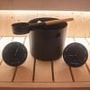 SaunaLife Accessory Package 5 Bucket, Ladle, Hygrometer and Thermom