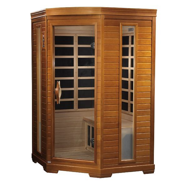 Golden Designs Dynamic "Heming Elite" 2-Person Ultra Low EMF FAR Infrared Sauna  ( Corner Unit) - Image 3