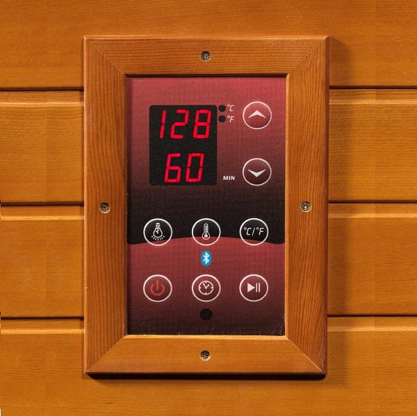 Golden Designs Dynamic "San Marino Elite" 2-Person Ultra Low EMF FAR Infrared Sauna - Image 9