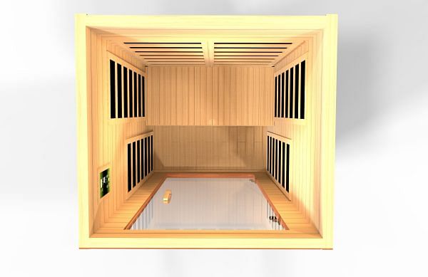 Golden Designs Dynamic "Avila Elite" 1-2 Person Ultra Low EMF FAR Infrared Sauna - Image 6