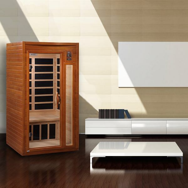 Golden Designs Dynamic "Barcelona Elite" 1-2 Person Ultra Low EMF FAR Infrared Sauna - Image 3