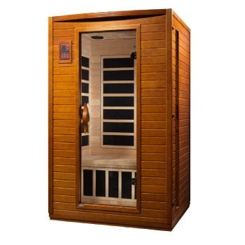 Alternative view of Golden Designs Dynamic "Versailles" 2-Person Low EMF FAR Infrared Sauna