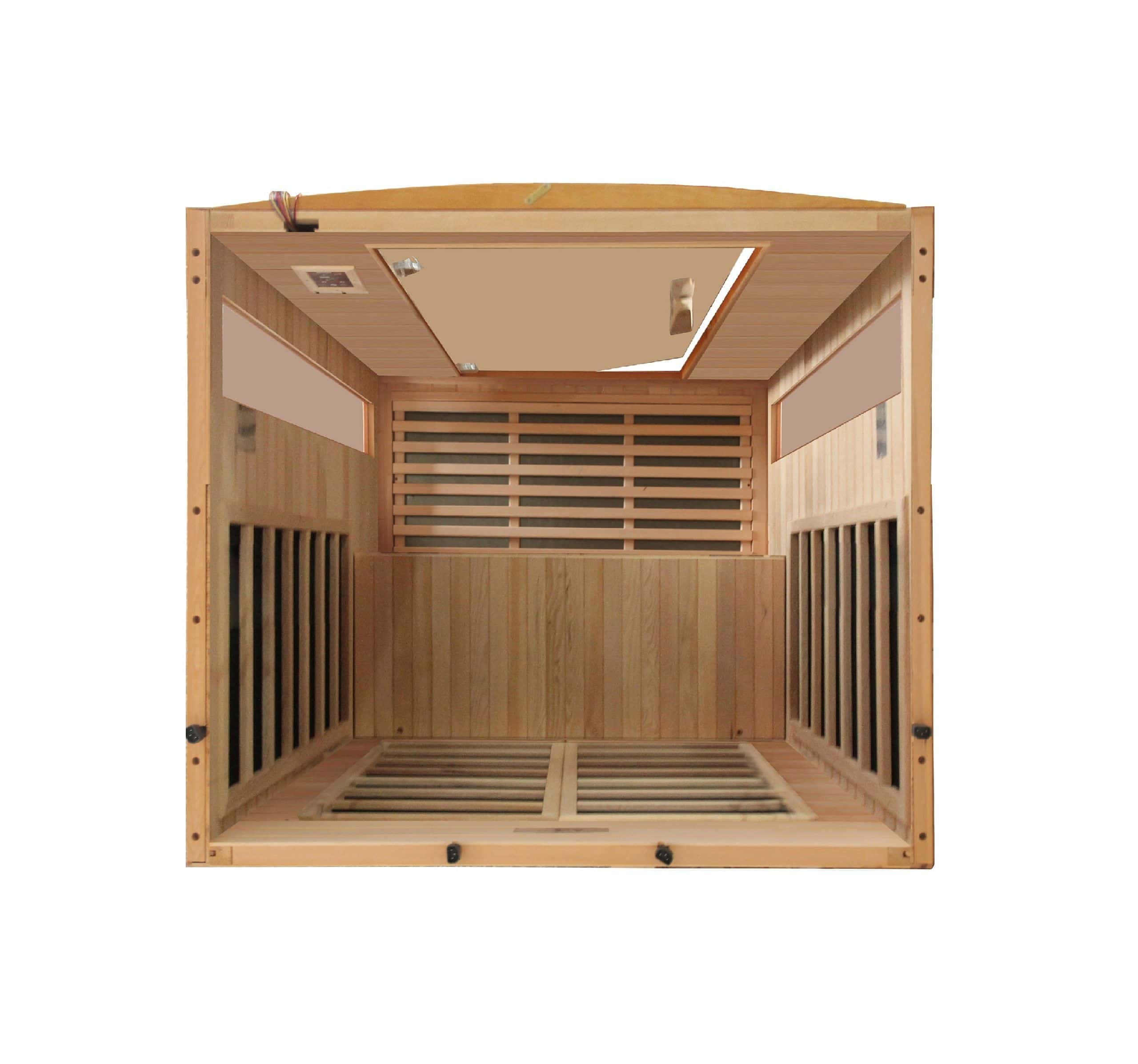 Golden Designs Dynamic "Versailles" 2-Person Low EMF FAR Infrared Sauna - Image 6