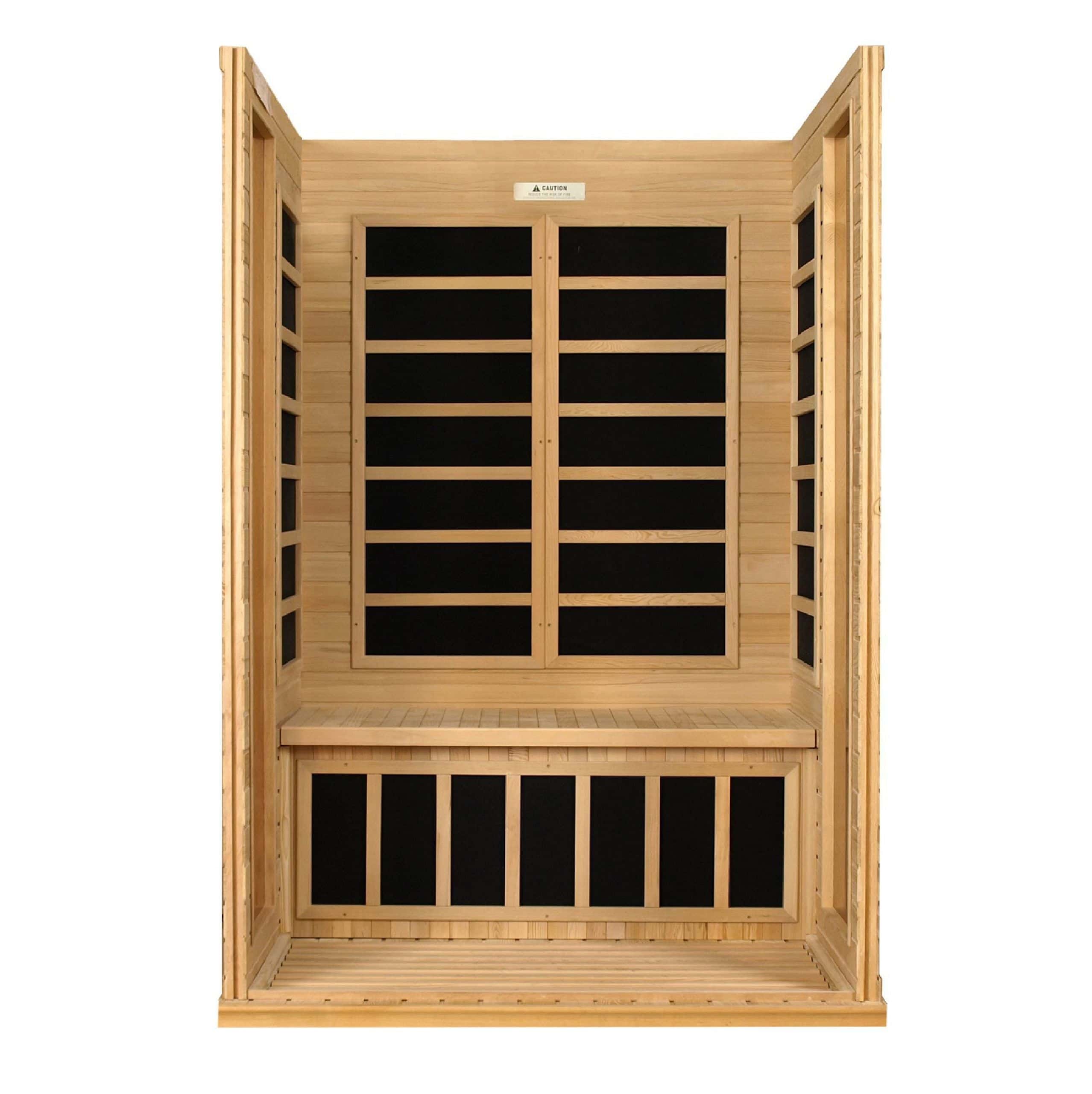 Golden Designs Dynamic "Versailles" 2-Person Low EMF FAR Infrared Sauna - Image 4