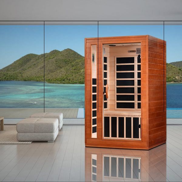 Golden Designs Dynamic "Cordoba" 2-Person Low EMF FAR Infrared Sauna - Image 3