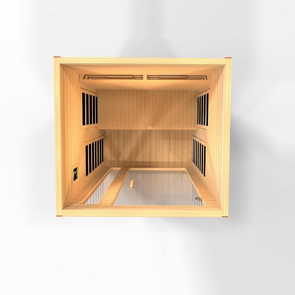 Golden Designs Dynamic "Cordoba Full Spectrum" 2-Person Full Spectrum Infrared Sauna - Image 6