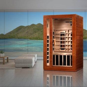 Alternative view of Golden Designs Dynamic "Cordoba Full Spectrum" 2-Person Full Spectrum Infrared Sauna