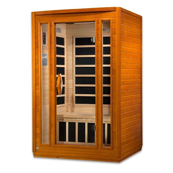 Golden Designs Dynamic "San Marino Elite" 2-Person Ultra Low EMF FAR Infrared Sauna - Image 6