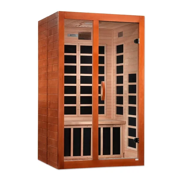 Golden Designs Dynamic "Santiago Elite" 2-Person Ultra Low EMF FAR Infrared Sauna - Image 5