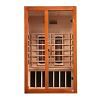 Golden Designs Dynamic "Santiago Full Spectrum" 2-Person Full Spectrum Infrared Sauna