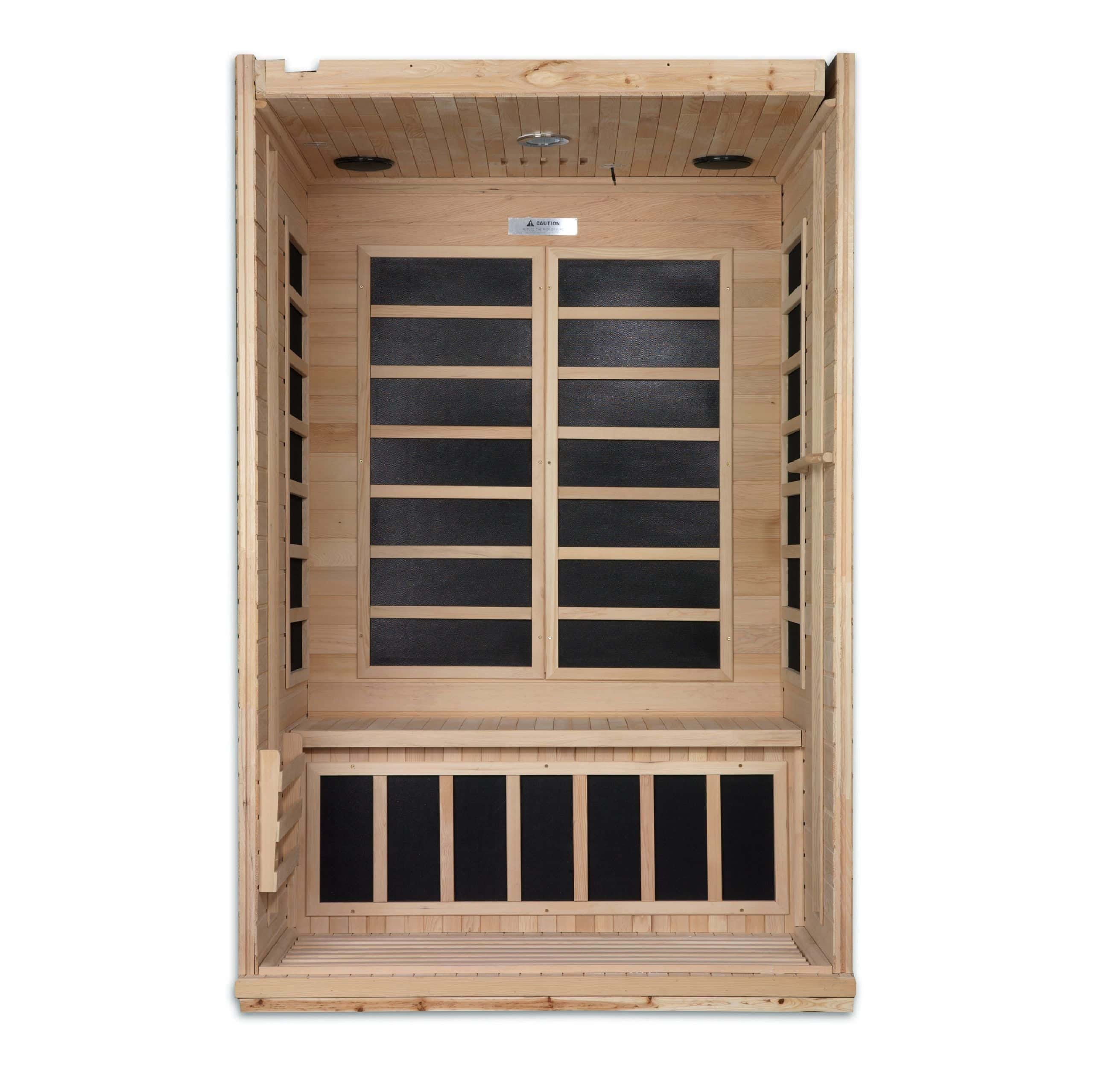 Golden Designs Dynamic "Venice" 2-Person Low EMF Far Infrared Sauna - Image 6