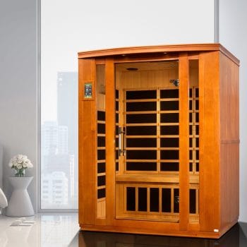 Alternative view of Golden Designs Dynamic "Bellagio" 3-Person Low EMF FAR Infrared Sauna