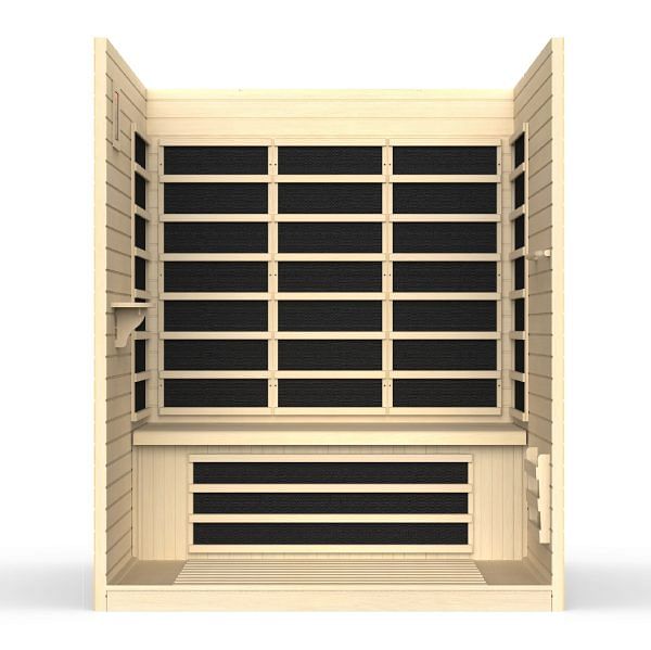 Golden Designs Dynamic "Vila" 3-Person Ultra Low EMF FAR Infrared Sauna - Image 6