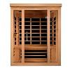 Golden Designs Dynamic "Vila" 3-Person Ultra Low EMF FAR Infrared Sauna