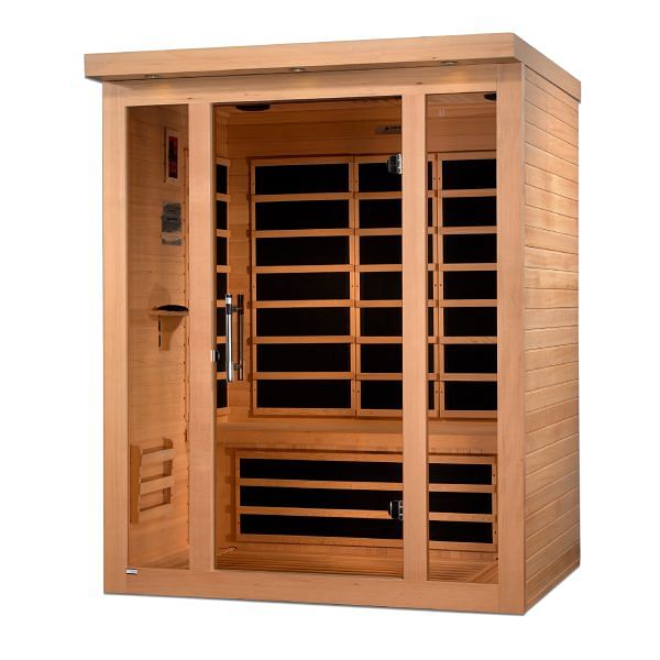 Golden Designs Dynamic "Vila" 3-Person Ultra Low EMF FAR Infrared Sauna - Image 4