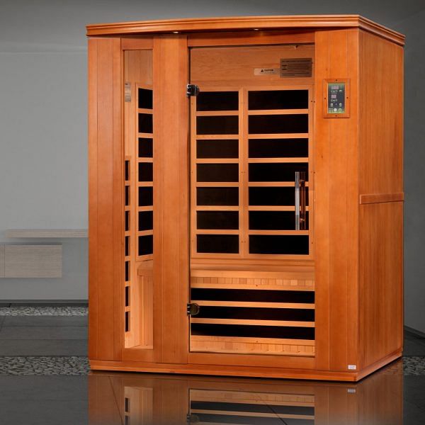 Golden Designs Dynamic "Lugano Elite" 3-Person Ultra Low EMF FAR Infrared Sauna - Image 2