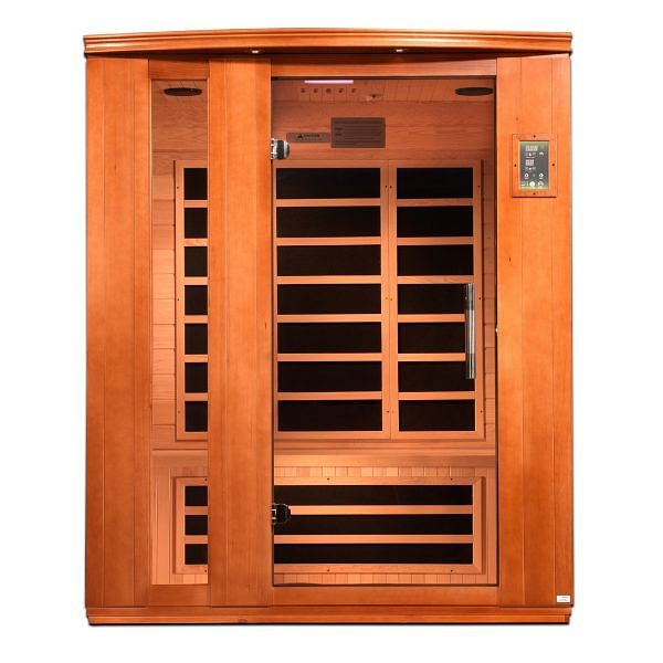 Golden Designs Dynamic "Lugano Elite" 3-Person Ultra Low EMF FAR Infrared Sauna - Image 3