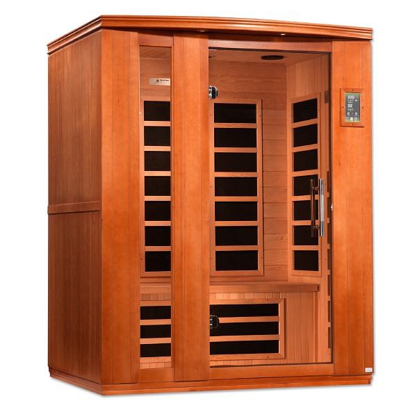 Golden Designs Dynamic "Lugano Elite" 3-Person Ultra Low EMF FAR Infrared Sauna - Image 4