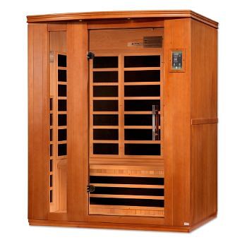 Golden Designs Dynamic "Lugano Elite" 3-Person Ultra Low EMF FAR Infrared Sauna