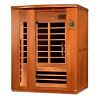 Golden Designs Dynamic "Lugano" 3-Person Low EMF FAR Infrared Sauna