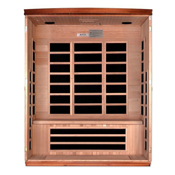 Golden Designs Dynamic "Lugano Elite" 3-Person Ultra Low EMF FAR Infrared Sauna - Image 5