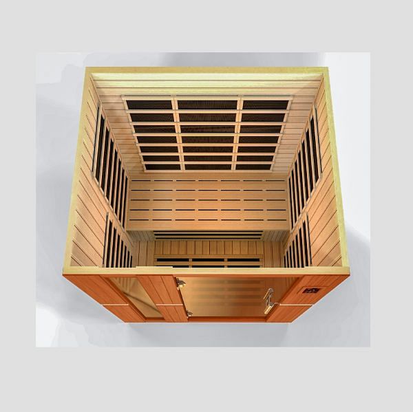 Golden Designs Dynamic "Lugano Elite" 3-Person Ultra Low EMF FAR Infrared Sauna - Image 7