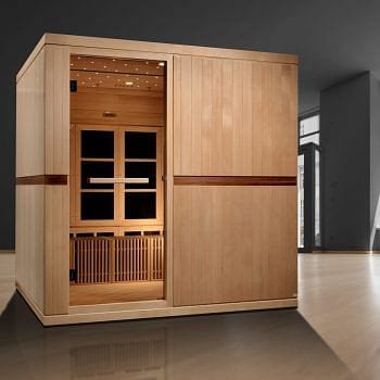 Alternative view of Golden Designs Dynamic Catalonia 8-Person Ultra Low EMF FAR Infrared Sauna (Wheelchair Accessible)