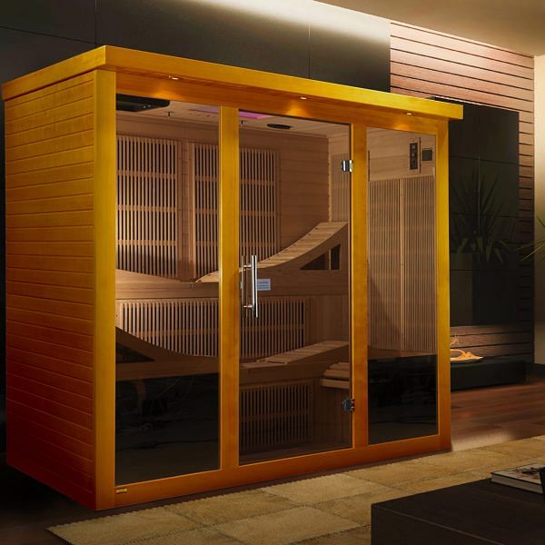 Golden Designs Dynamic "Monaco" 6-person Ultra Low EMF FAR Infrared Sauna