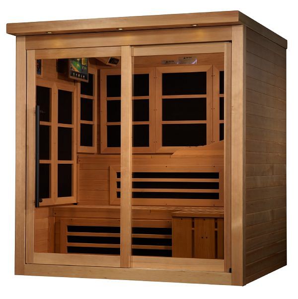 Golden Designs 6 Person Near Zero EMF FAR Infrared Sauna - Image 3