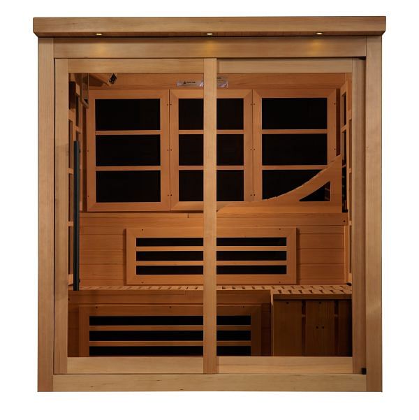 Golden Designs 6 Person Near Zero EMF FAR Infrared Sauna - Image 4