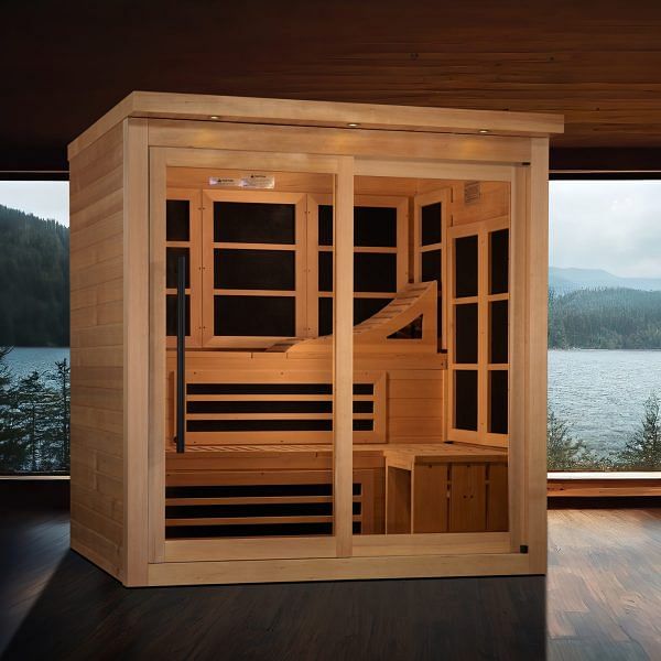 Golden Designs 6 Person Near Zero EMF FAR Infrared Sauna - Image 2