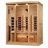 Golden Designs 3 Person Full Spectrum Infrared Sauna with Himalayan Salt Bar