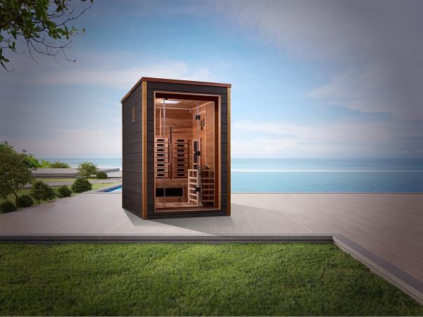 Golden Designs Nora 2 Person Outdoor-Indoor Hybrid Full Spectrum Sauna - Image 14