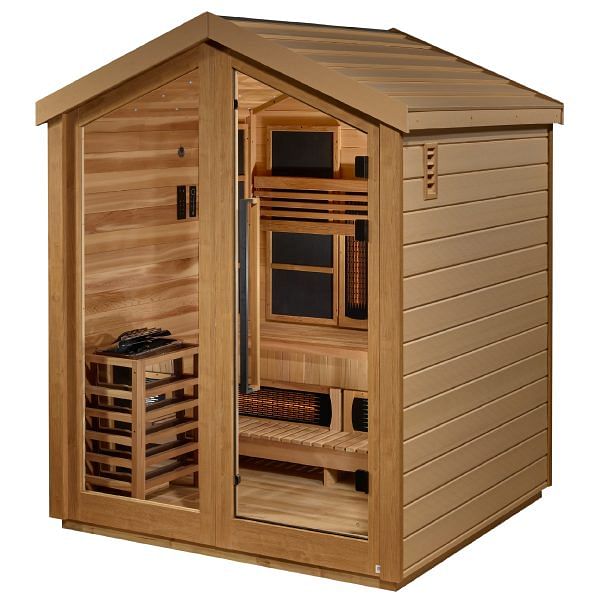 Golden Designs Loviisa 3 Person Full Spectrum Hybrid Outdoor Sauna - Image 5