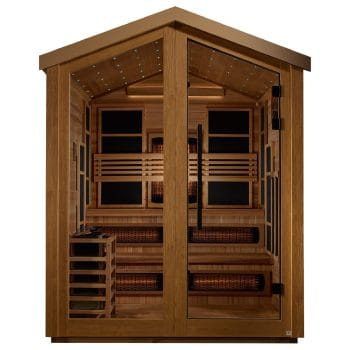 Alternative view of Golden Designs Kaskinen 6 Person Full Spectrum Hybrid Outdoor Sauna