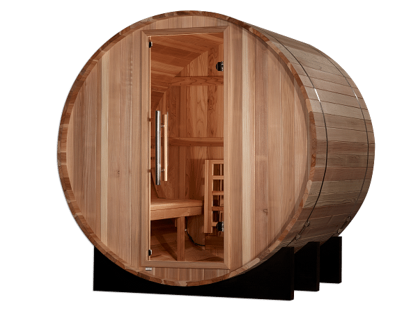 Golden Designs St. Moritz 2 Person Traditional Barrel Sauna - Pacific Cedar - Image 3