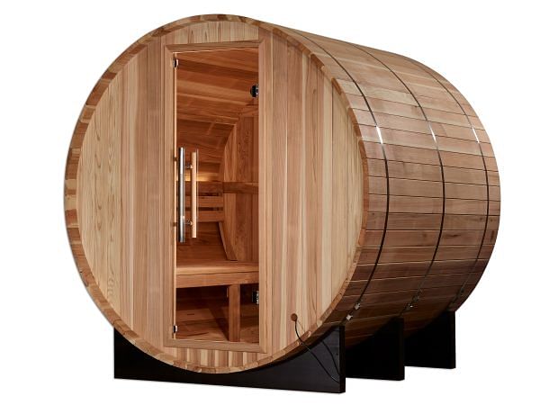 Golden Designs Arosa 4 Person Traditional Barrel Sauna - Pacific Cedar - Image 3