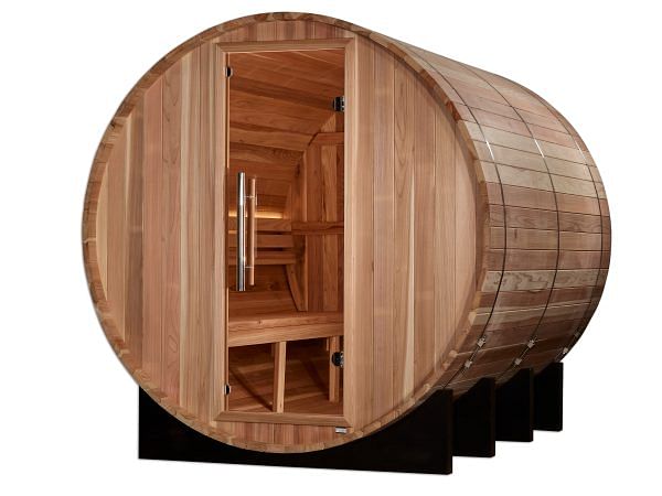 Golden Designs Klosters 6 Person Traditional Barrel Sauna - Pacific Cedar - Image 3