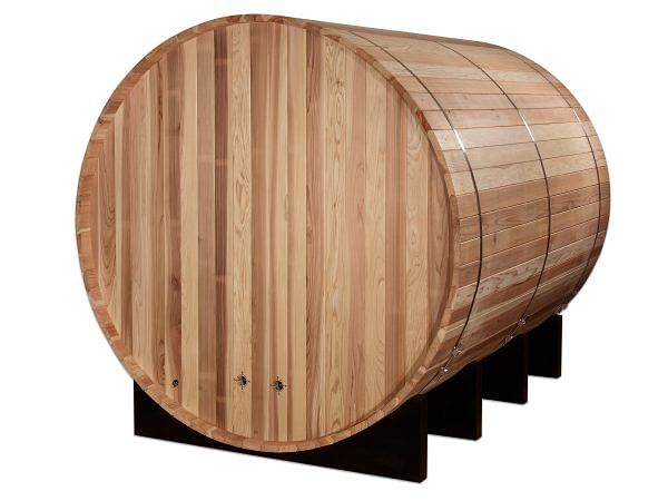 Golden Designs Klosters 6 Person Traditional Barrel Sauna - Pacific Cedar - Image 4