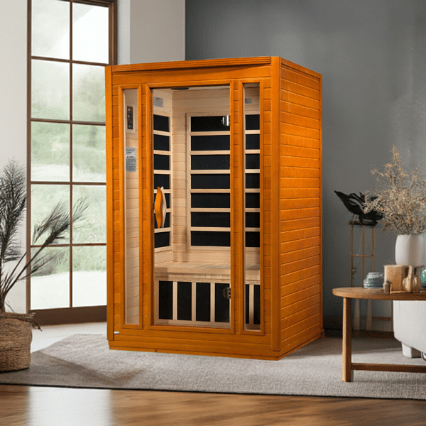 Golden Designs Dynamic "San Marino" 2-Person Low EMF FAR Infrared Sauna