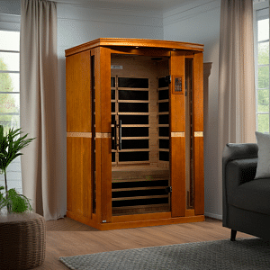 Dynamic Vittoria 2-person Low EMF (Under 8MG) FAR Infrared Sauna (Canadian Hemlock)