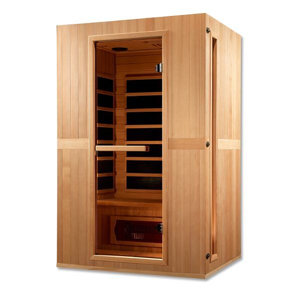 Golden Designs Maxxus "Serenity" Dual Tech 2-Person Low EMF FAR Infrared Sauna with Canadian Hemlock - Image 5