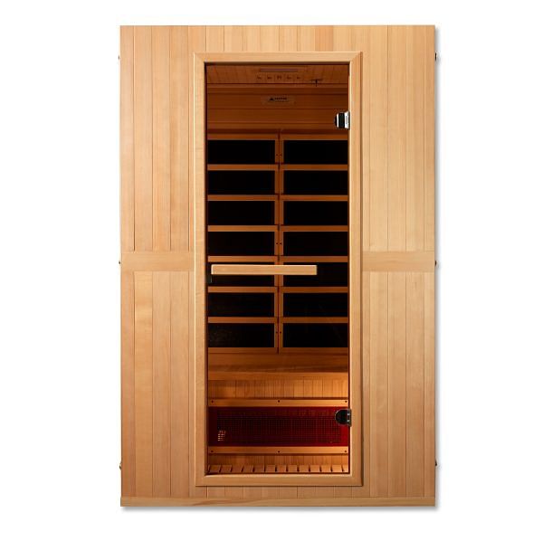 Golden Designs Maxxus "Serenity" Dual Tech 2-Person Low EMF FAR Infrared Sauna with Canadian Hemlock - Image 4