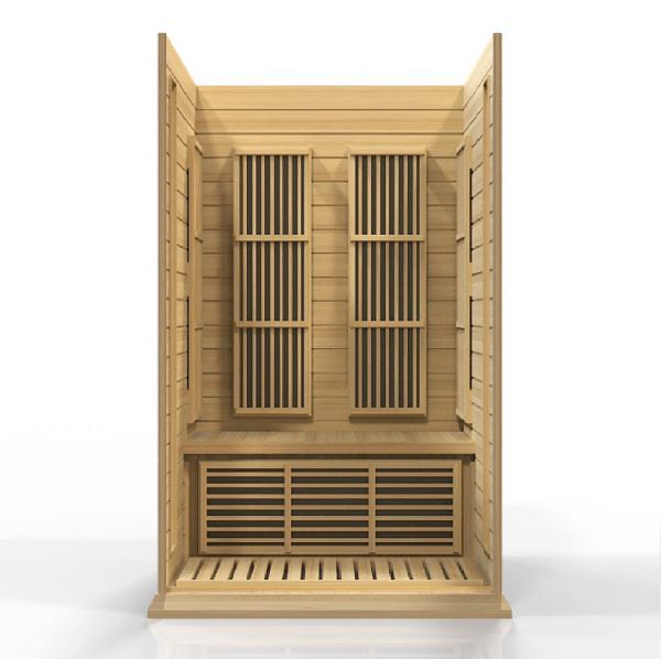 Golden Designs Maxxus 2-Person FAR Infrared Sauna - Low EMF with Canadian Hemlock - Image 5