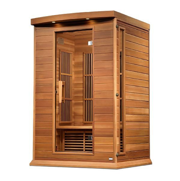 Golden Designs Maxxus 2-Person FAR Infrared Sauna - Low EMF with Canadian Red Cedar - Image 4