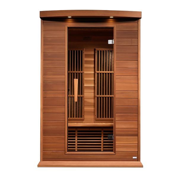 Golden Designs Maxxus 2-Person Near Zero EMF (Under 2MG) FAR Infrared Sauna (Canadian Red Cedar) - Image 3